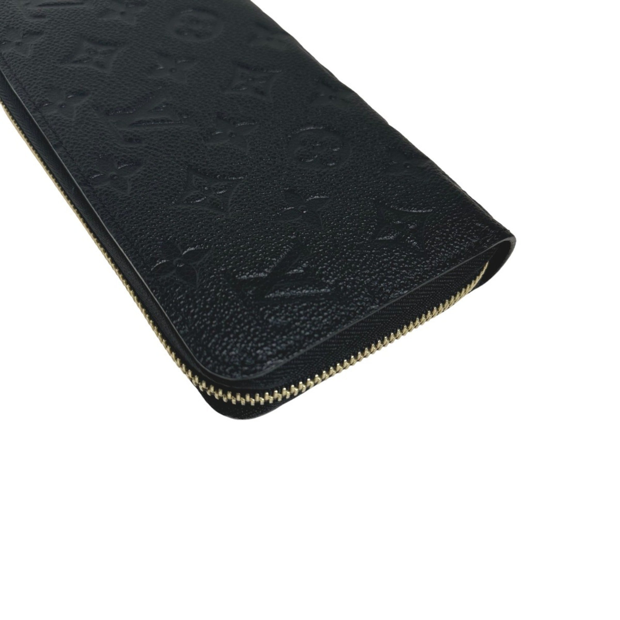 Louis Vuitton Black Monogram Empreinte Long Wallet