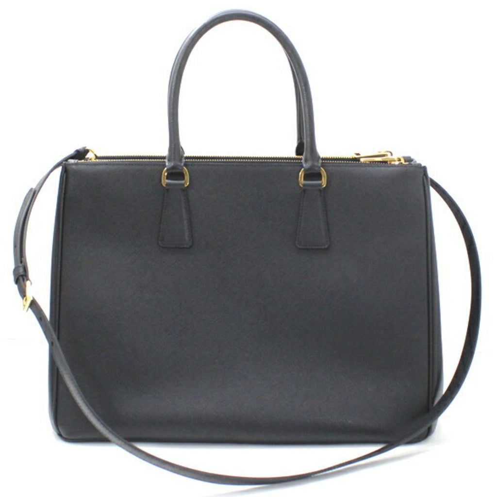 Prada Black Nero Saffiano Lux Handbag Shoulder Bag Tote Bag