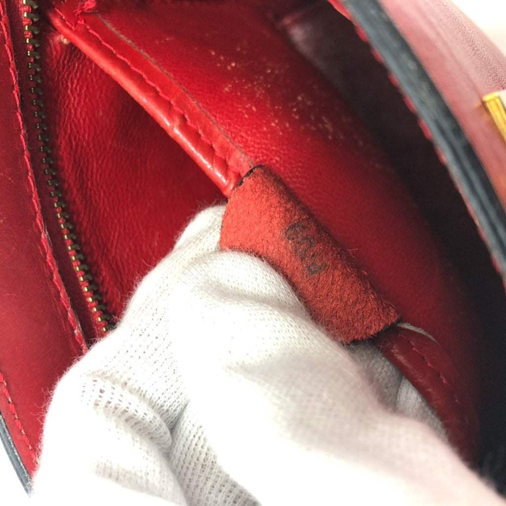 Celine Red Leather Handbag