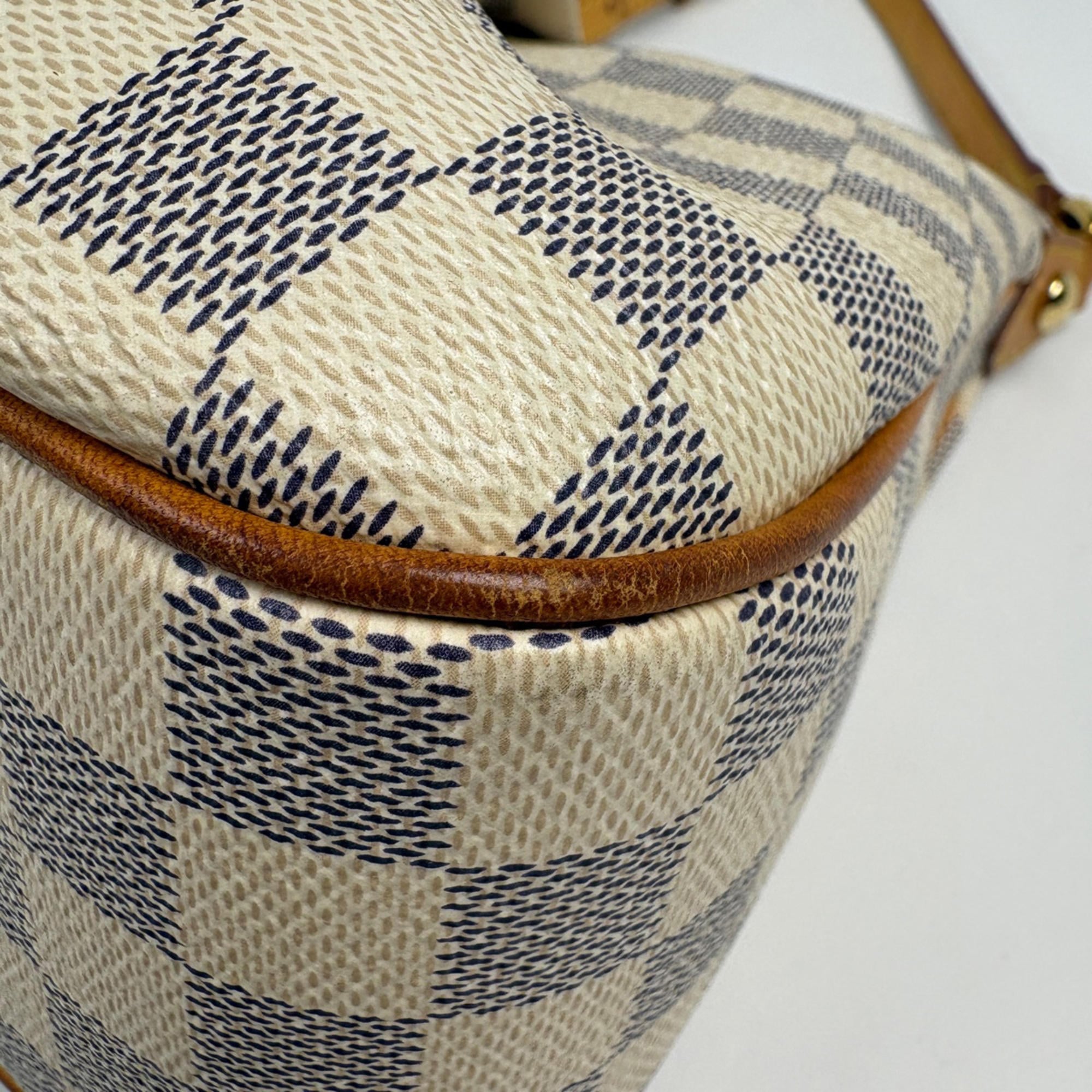Louis Vuitton White Damier Azur Shoulder Bag
