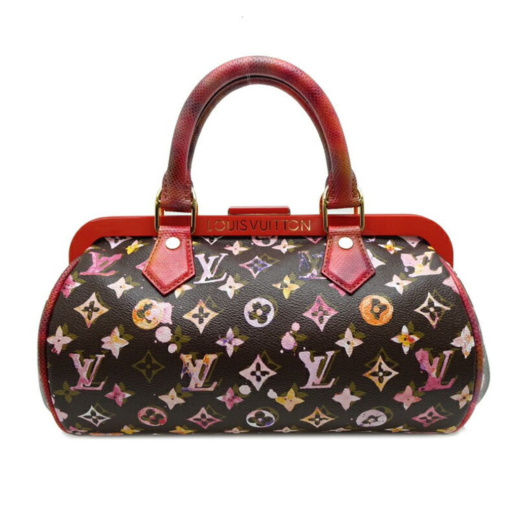 Louis Vuitton Monogram Watercolor Brown Marron Monogram Red Color Monogram Handbag