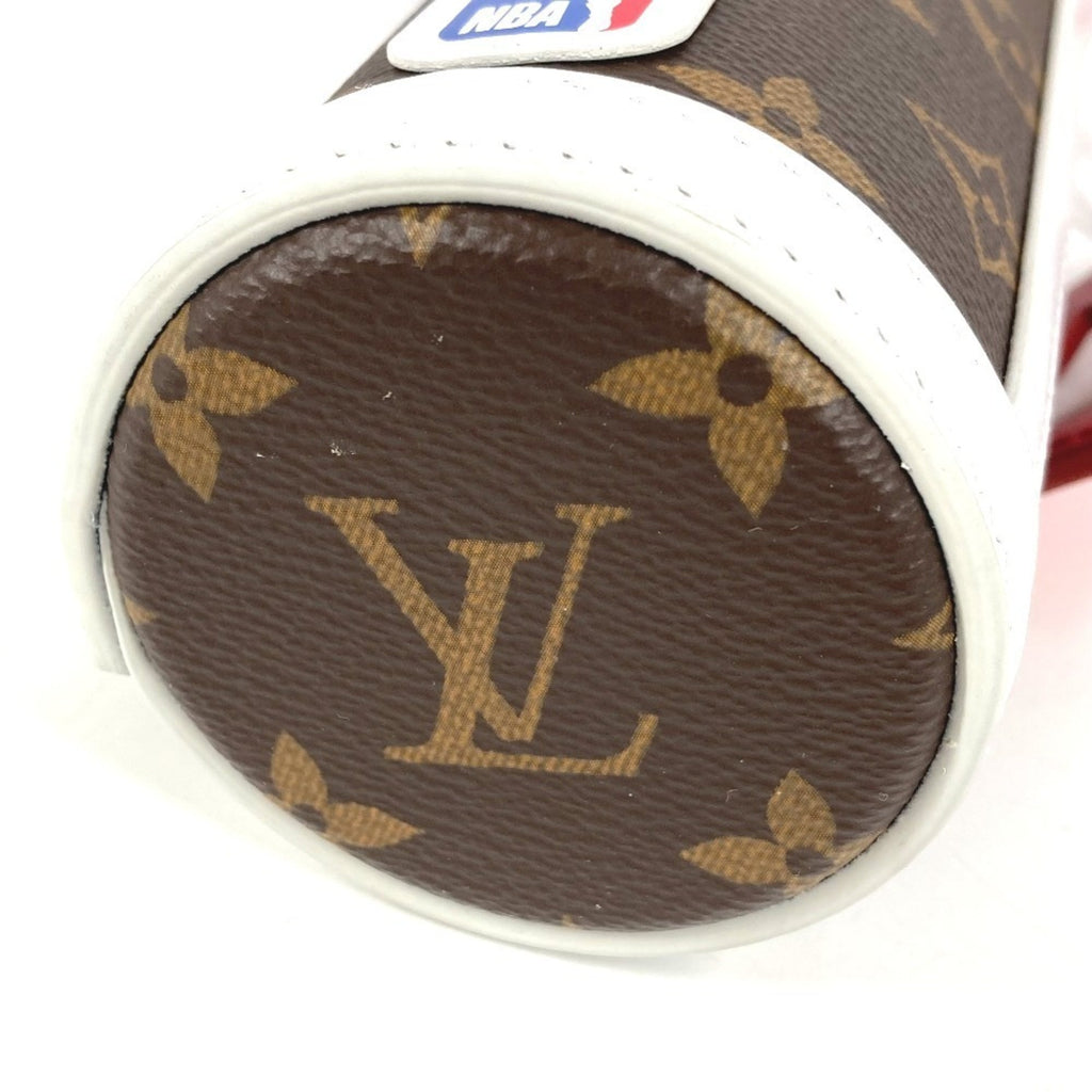 Louis Vuitton Blue Brown Monogram Red Color White Monogram Pochette Shoulder Bag