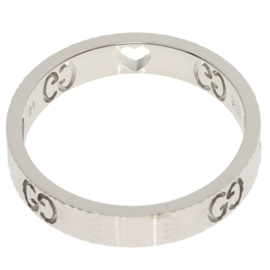 Gucci Icon White Gold (18K) Band Ring (Pre-Owned)
