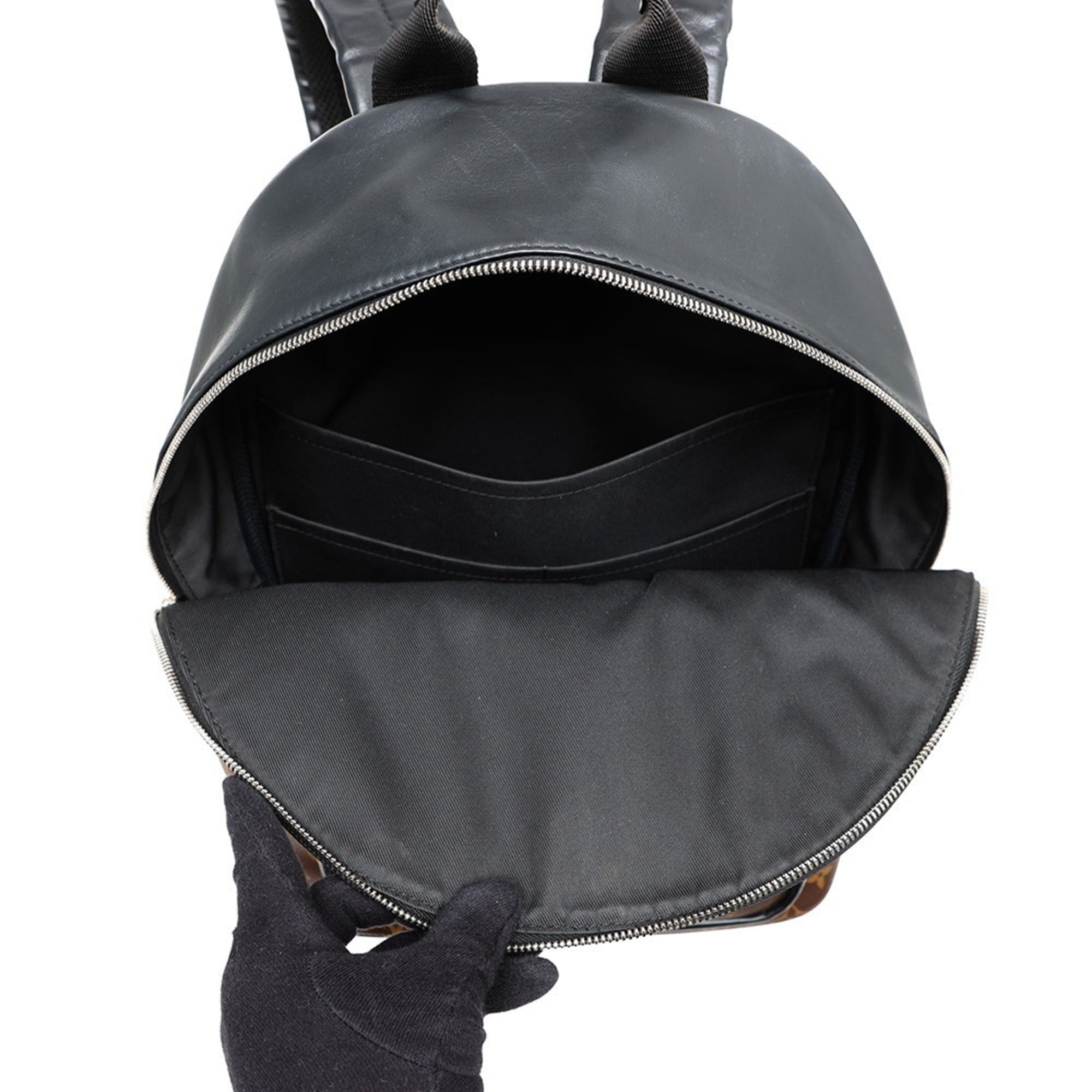 Louis Vuitton Monogram Macassar Black Brown Monogram Macassar Noir Backpack