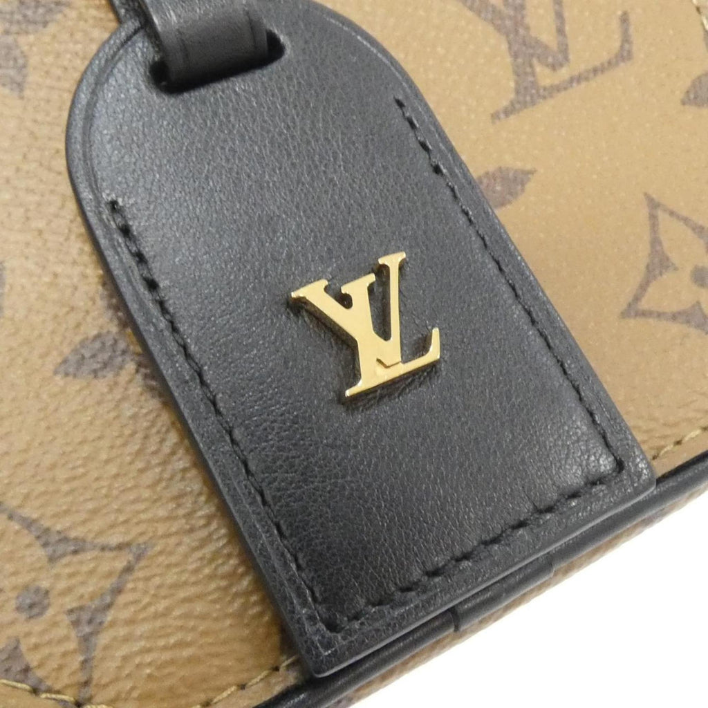 Louis Vuitton Monogram Reverse Marron Coated Canvas Shoulder Bag