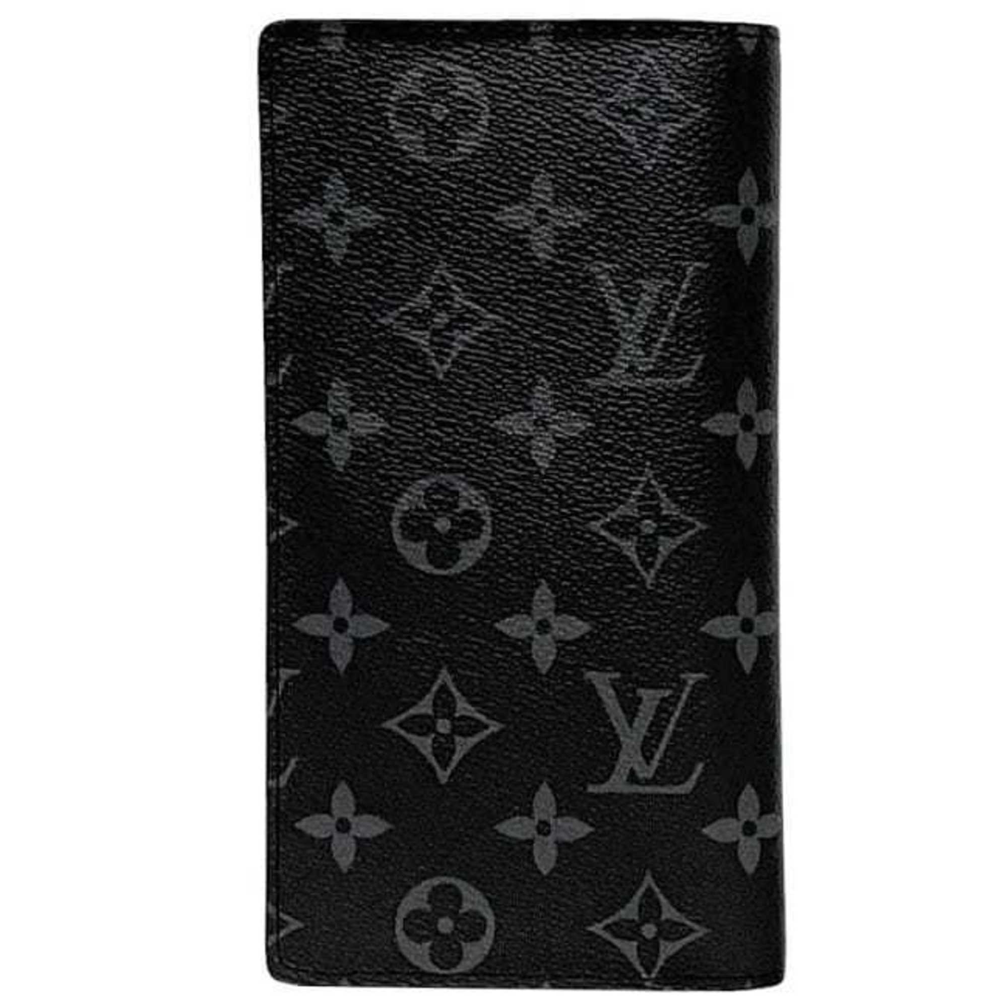 Louis Vuitton Black Monogram Eclipse Monogram Eclipse Long Wallet