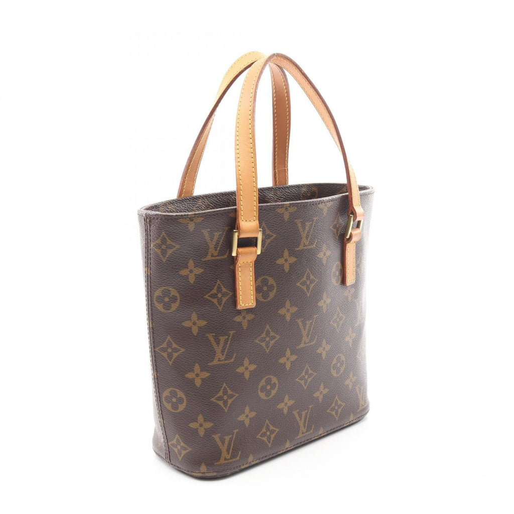 Louis Vuitton Brown Coated Canvas Leather Handbag