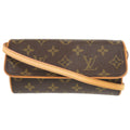 Louis Vuitton Brown Monogram Pochette Shoulder Bag