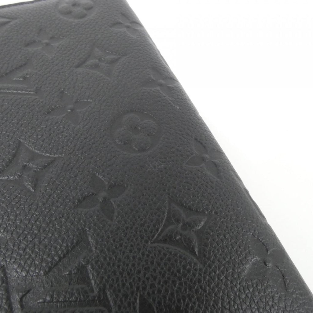 Louis Vuitton Black Leather Long Wallet