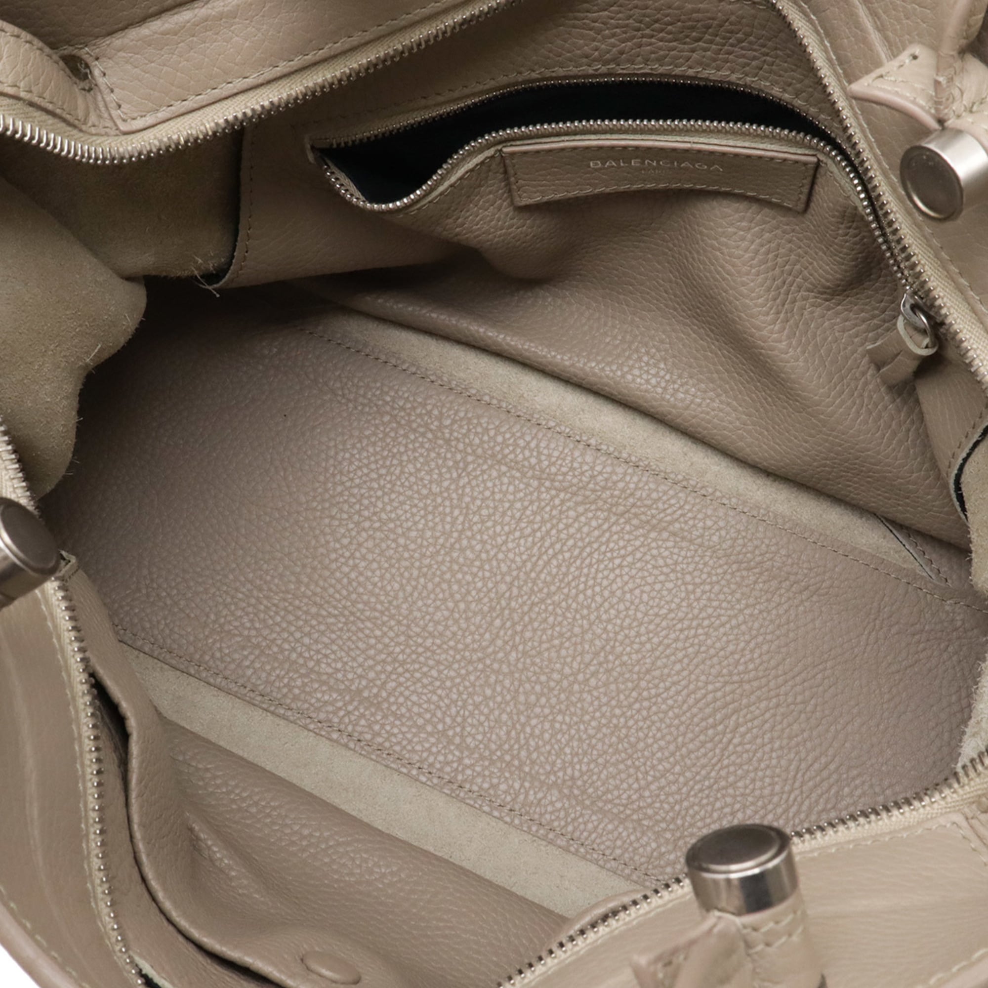 Balenciaga Grayish Leather Handbag Shoulder