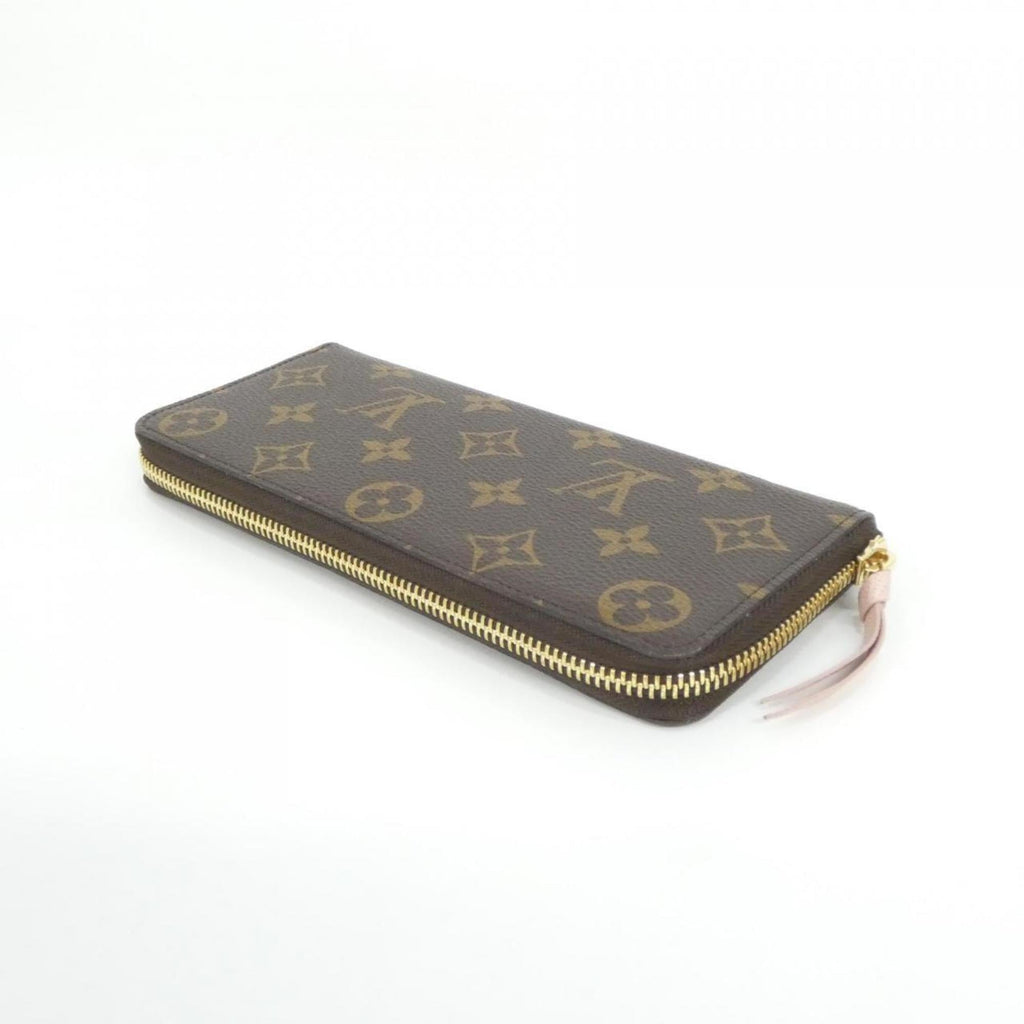 Louis Vuitton Marron Rose Ballerine Coated Canvas Long Wallet