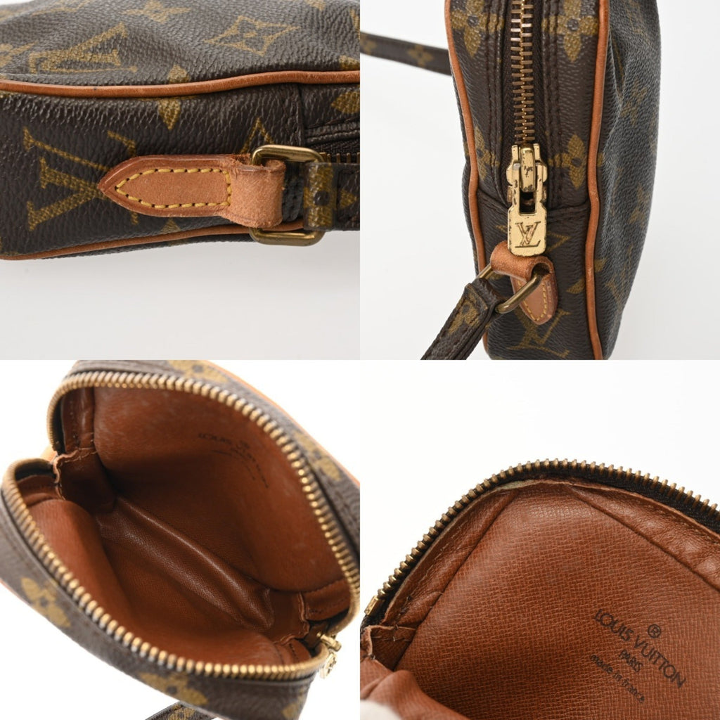 Louis Vuitton Brown Canvas Monogram Shoulder Bag