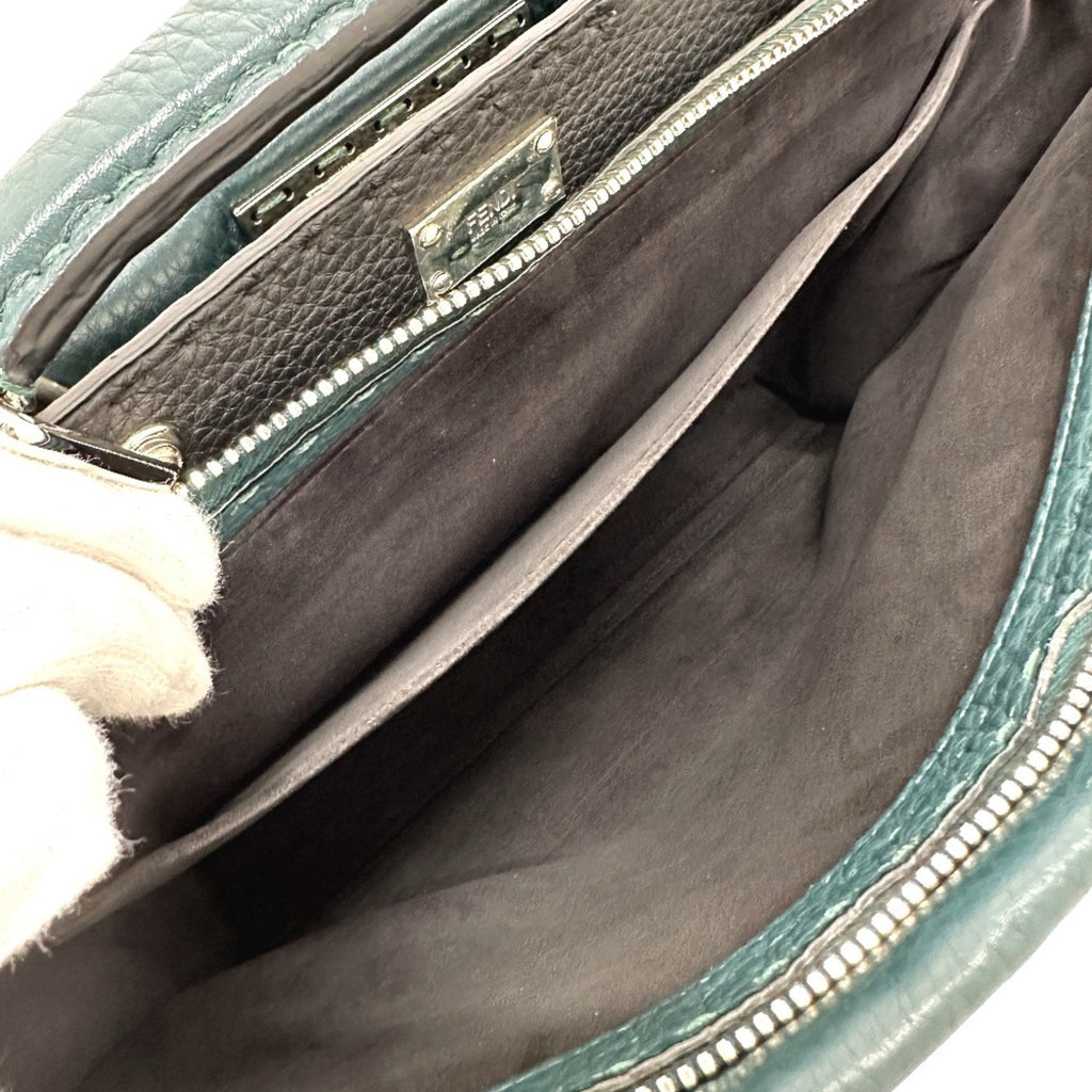 Fendi Blue Leather Briefcase