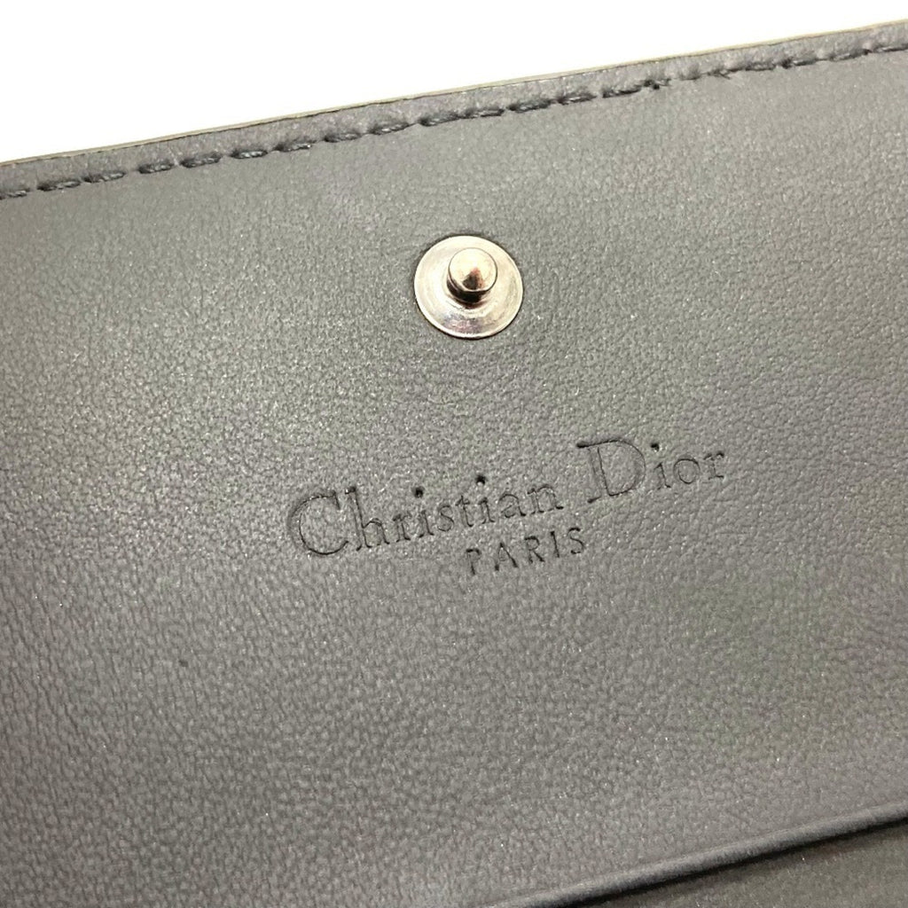 Christian Dior Black Leather Wallet (Bi-Fold) (Pre-Owned)