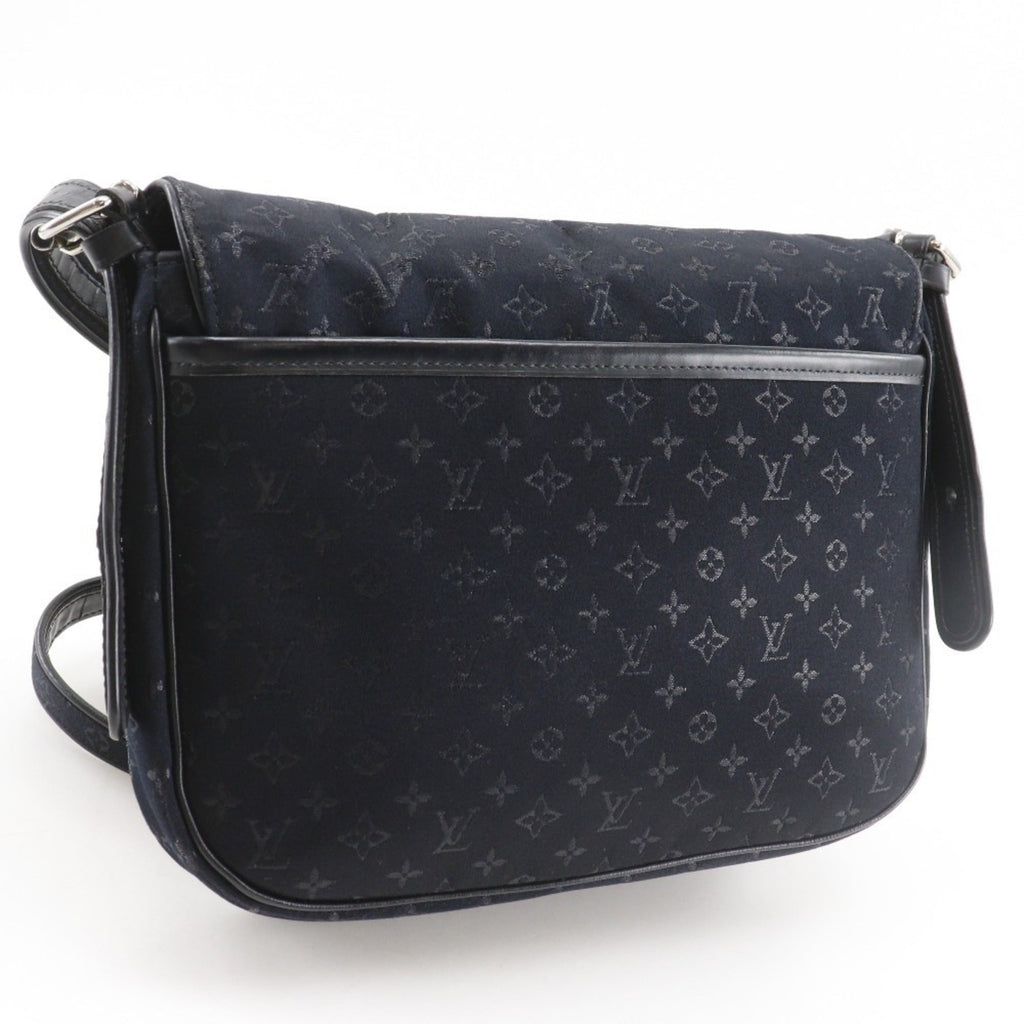 Louis Vuitton Black Monogram Satin Monogram Vernis Leather Shoulder Bag