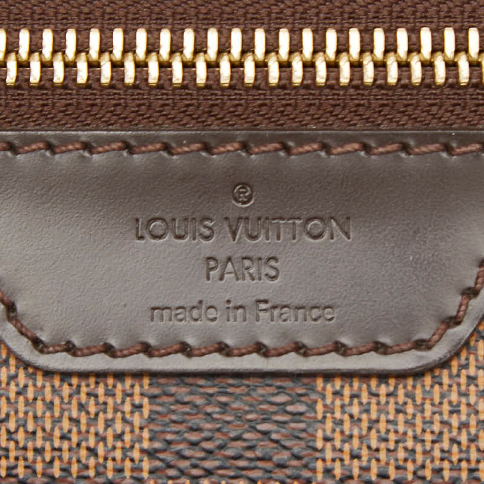Louis Vuitton Brown Pvc Leather Shoulder Bag