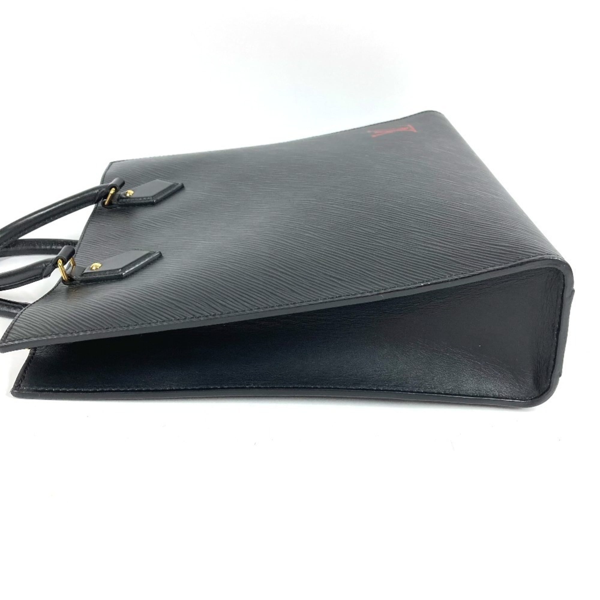 Louis Vuitton Black Epi Leather Handbag Shoulder Bag Tote Bag