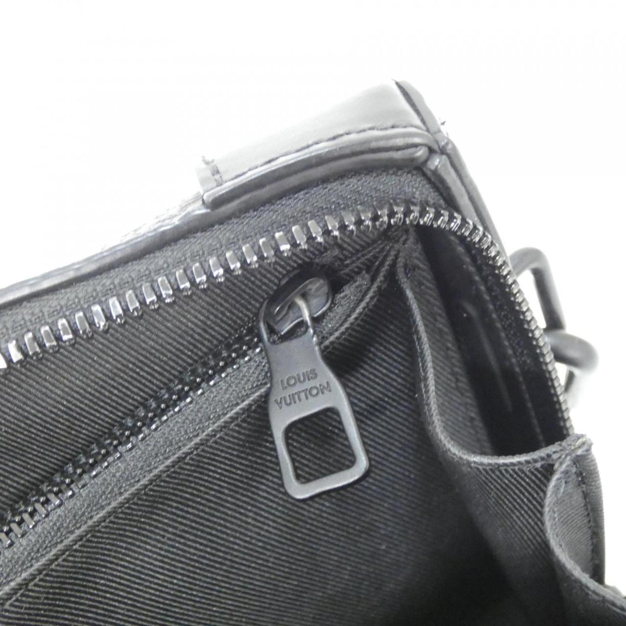 Louis Vuitton Taurillon Black Leather Shoulder Bag