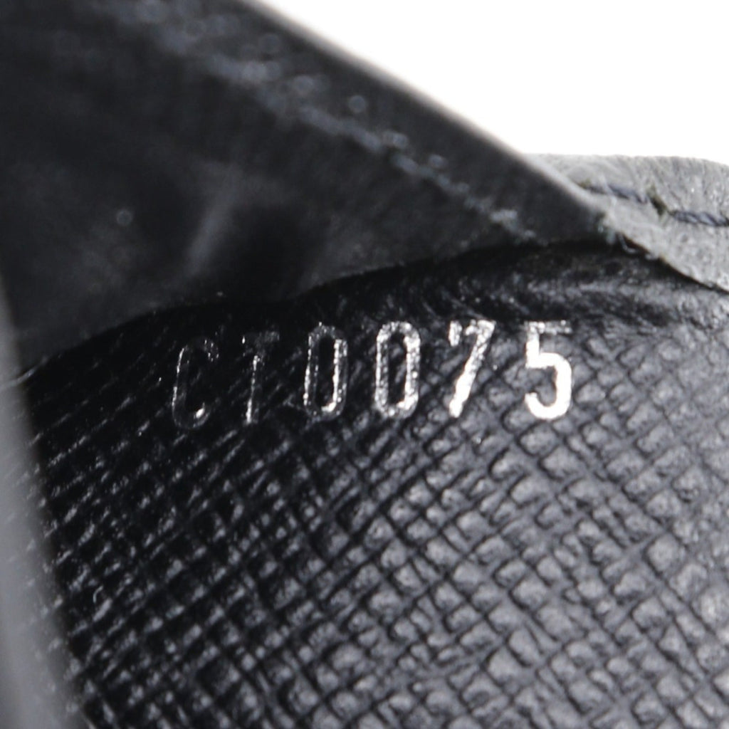 Louis Vuitton Ardoise Taiga Leather Long Bill Wallet