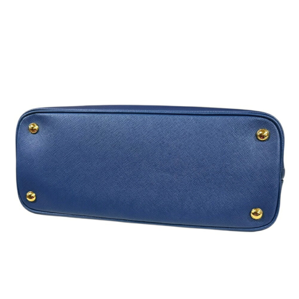 Prada Blue Leather Shoulder Bag