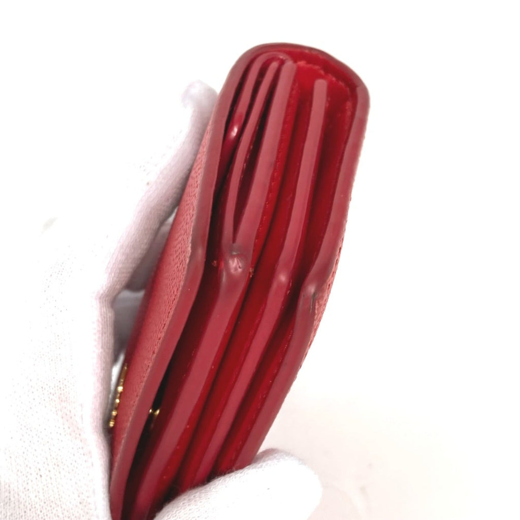 Burberry Red Leather Wallet (Bi-Fold)