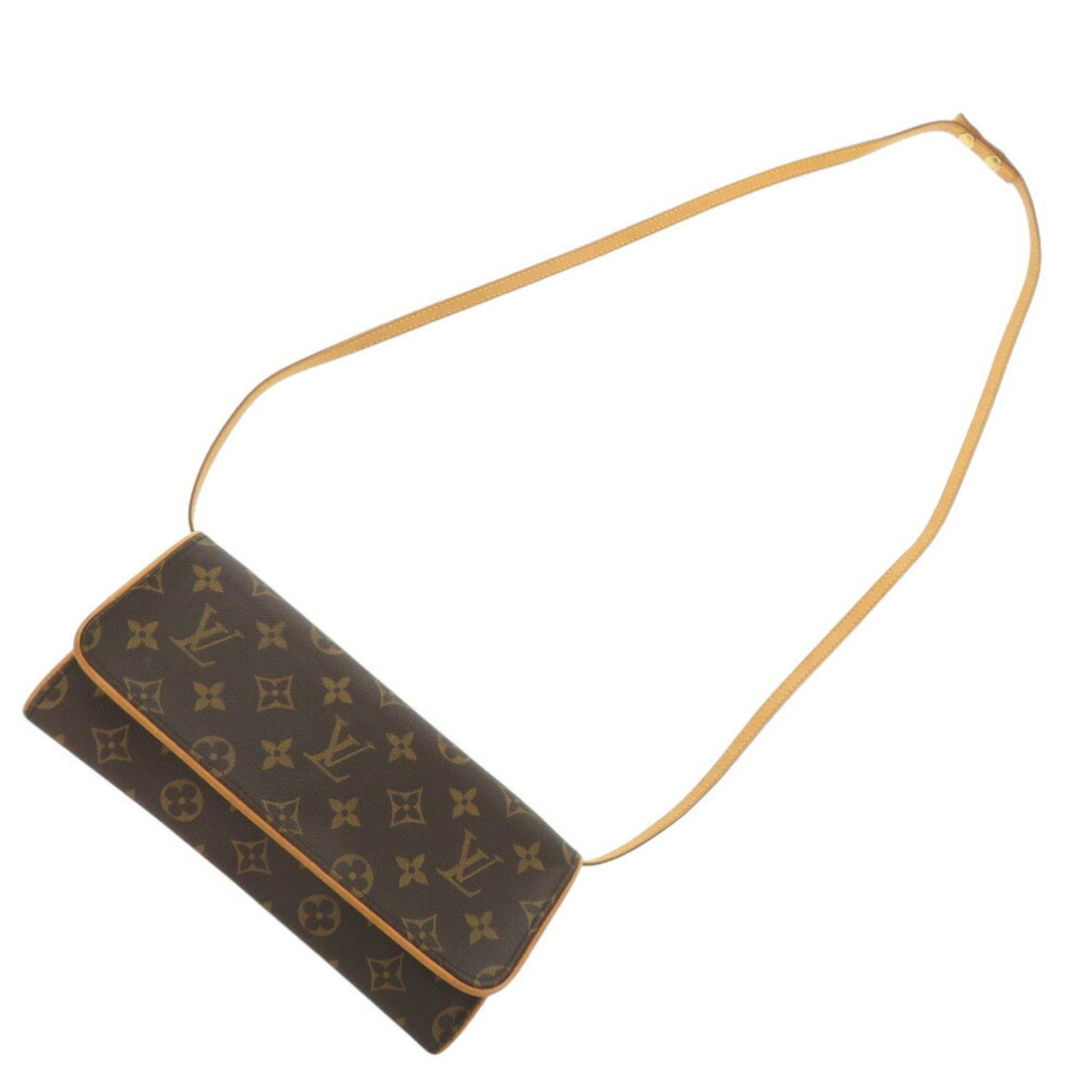 Louis Vuitton Brown Monogram Pochette Shoulder Bag