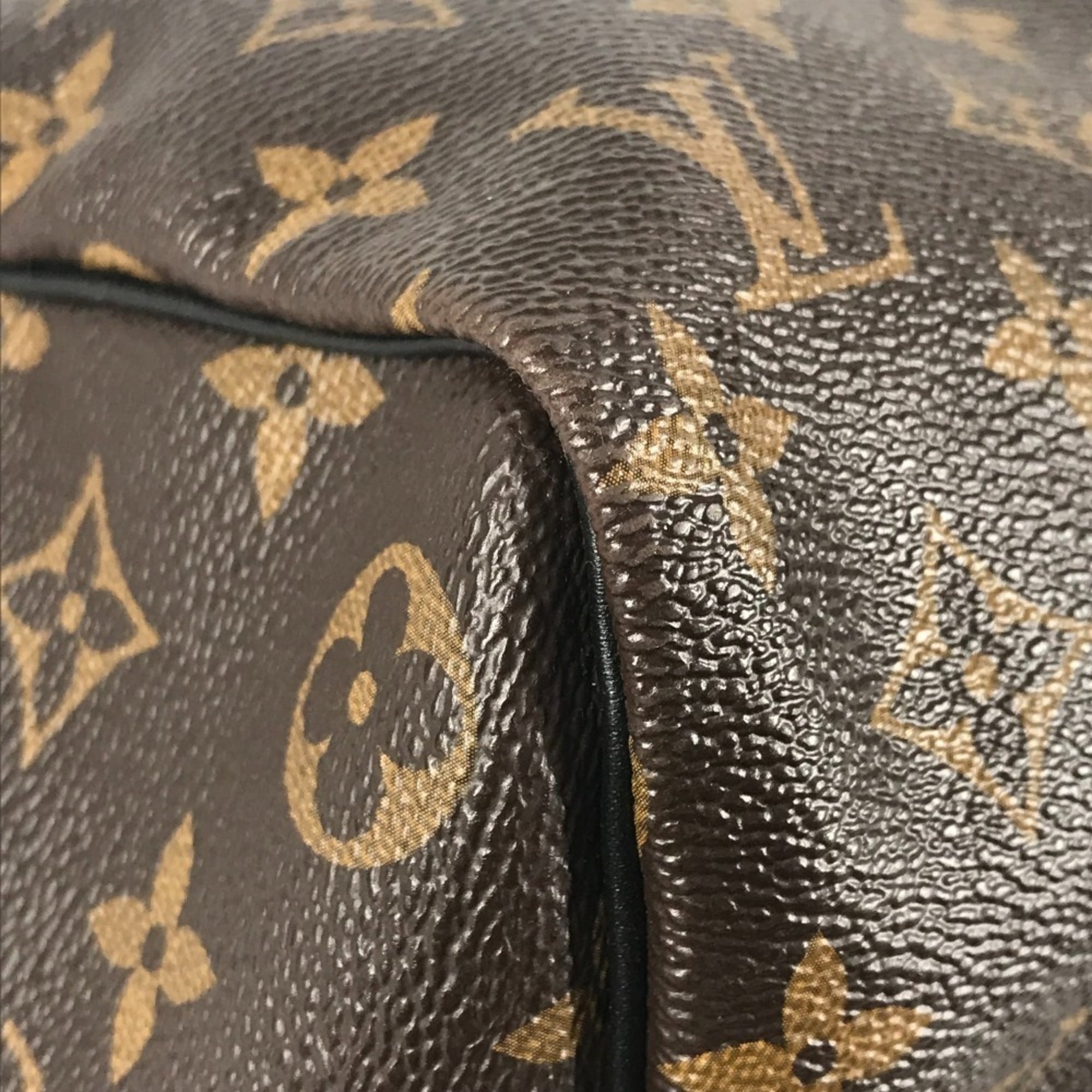 Louis Vuitton Monogram Macassar Black Brown Galle Monogram Monogram Boston Bag Shoulder Bag