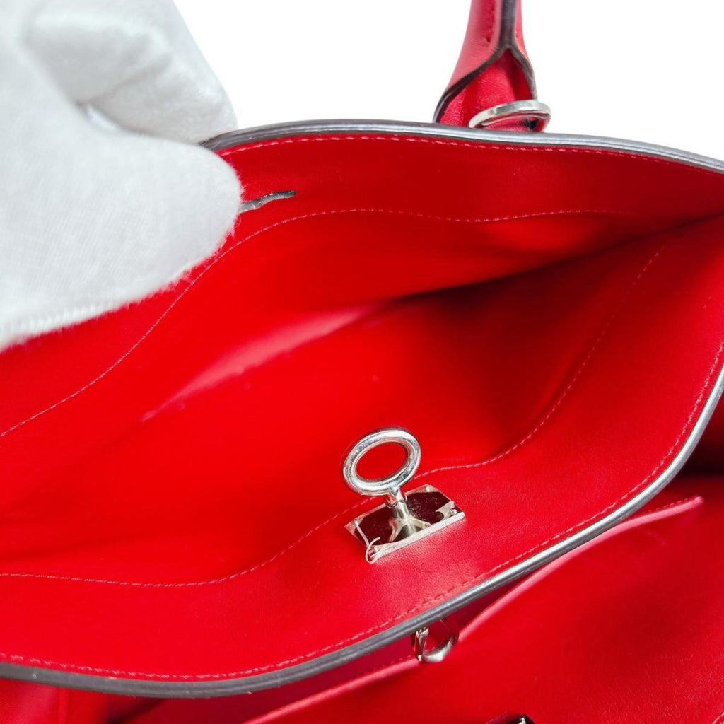 Louis Vuitton Red Color Leather Handbag