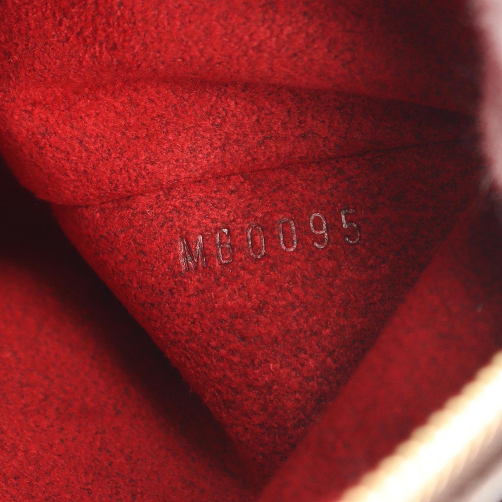 Louis Vuitton Brown Coated Canvas Pvc Monogram Leather Handbag