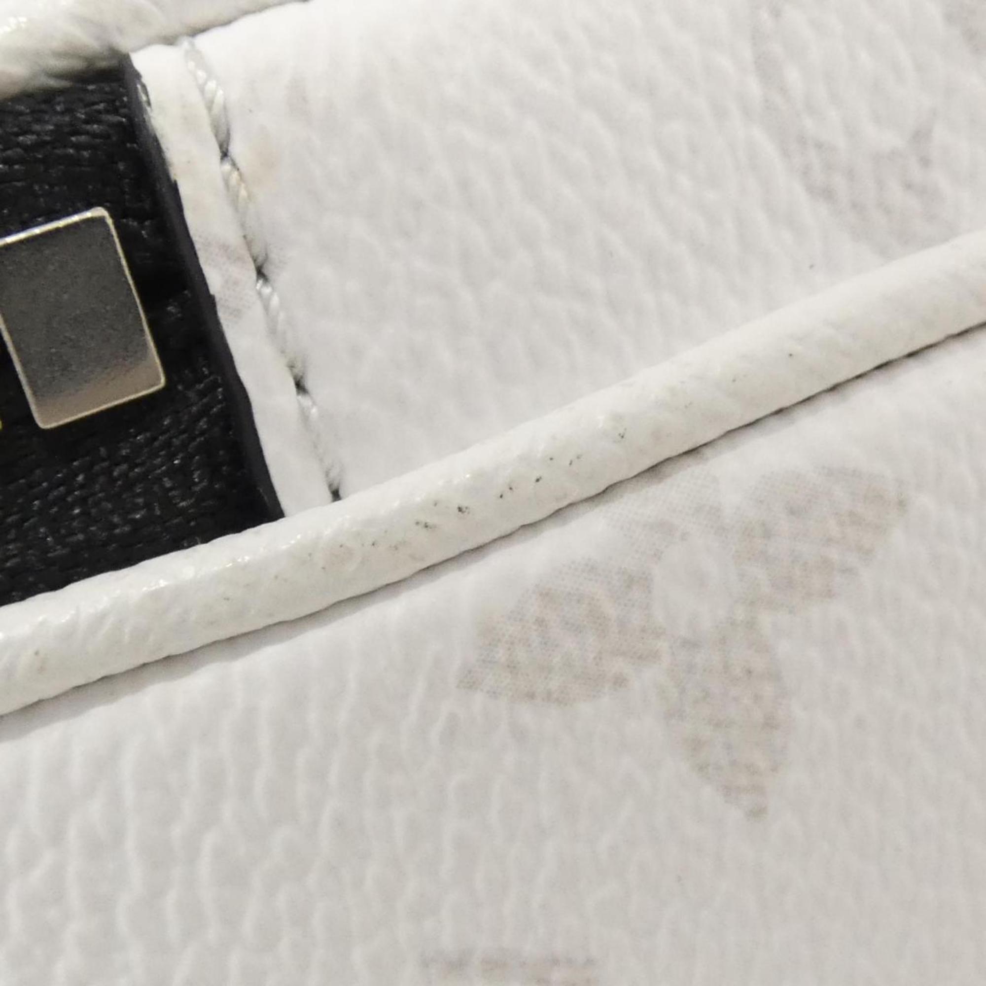 Louis Vuitton Taigarama White Coated Canvas Shoulder Bag