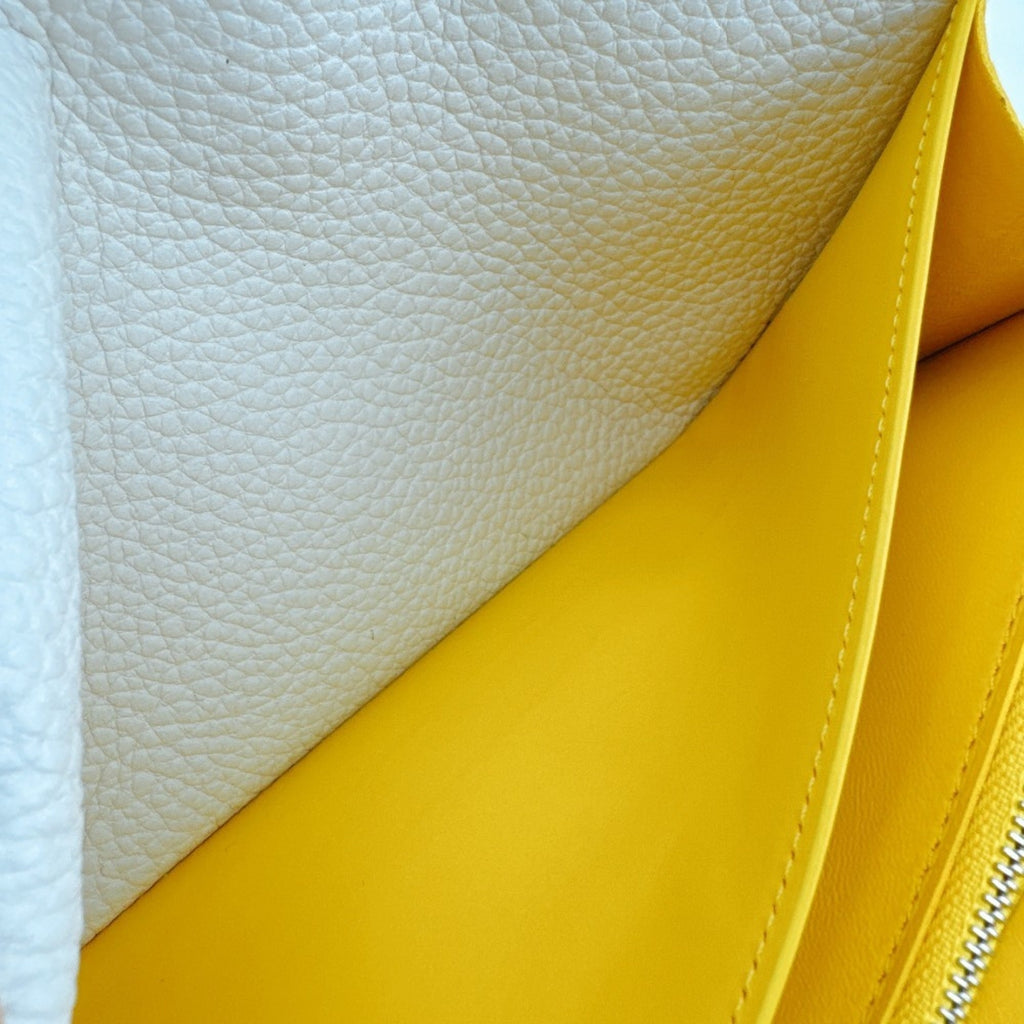 Louis Vuitton Dot Infinity (Yayoi Kusama) Multi-Color Yellow Leather Long Wallet