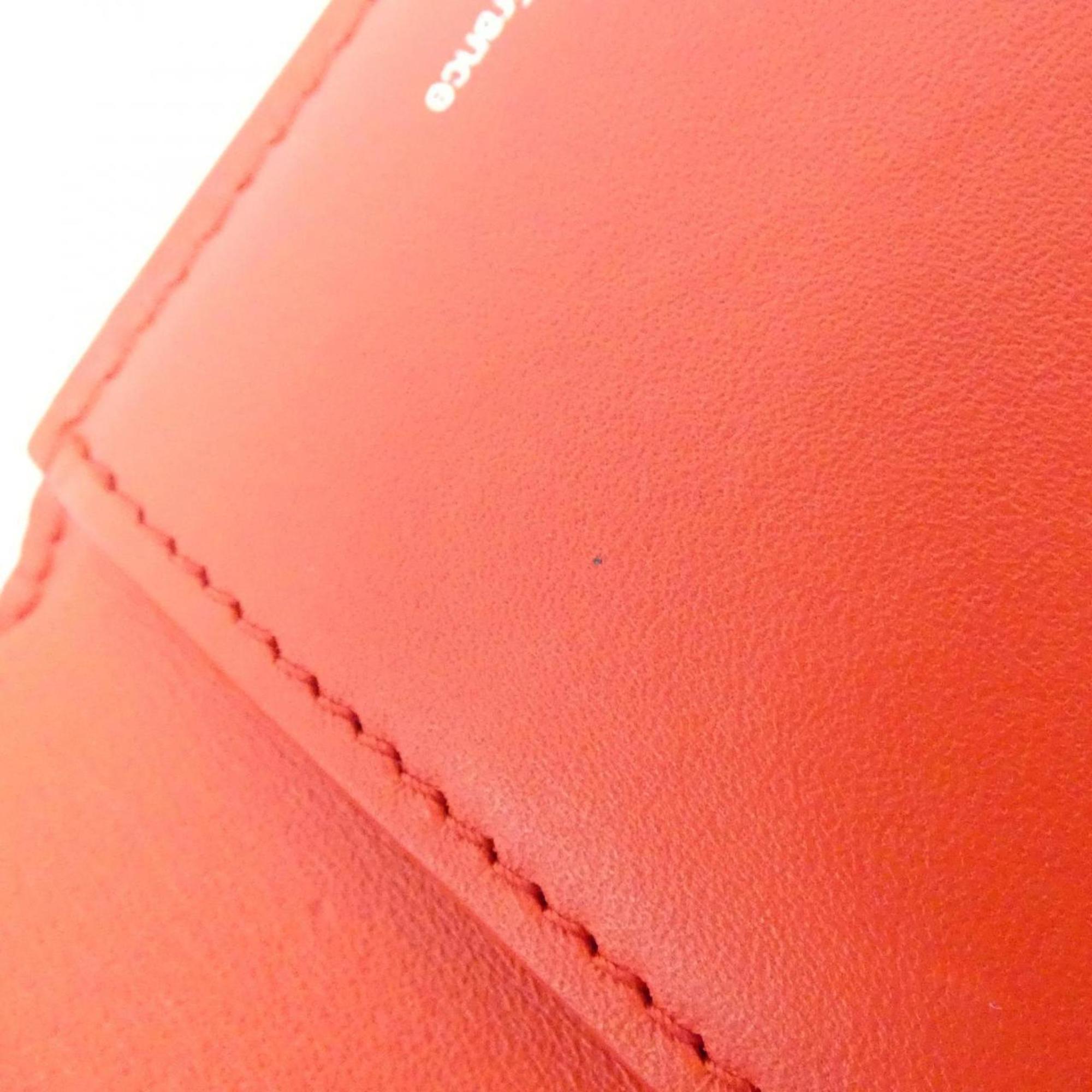 Louis Vuitton Rouge Leather Wallet (Tri-Fold)
