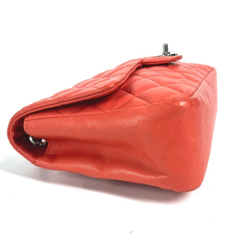 Chanel Red Color Leather Shoulder Bag