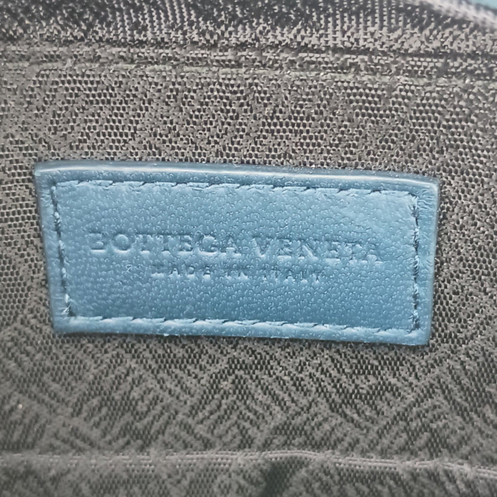 Bottega Veneta Blue Intrecciato Handbag Shoulder Bag Tote Bag