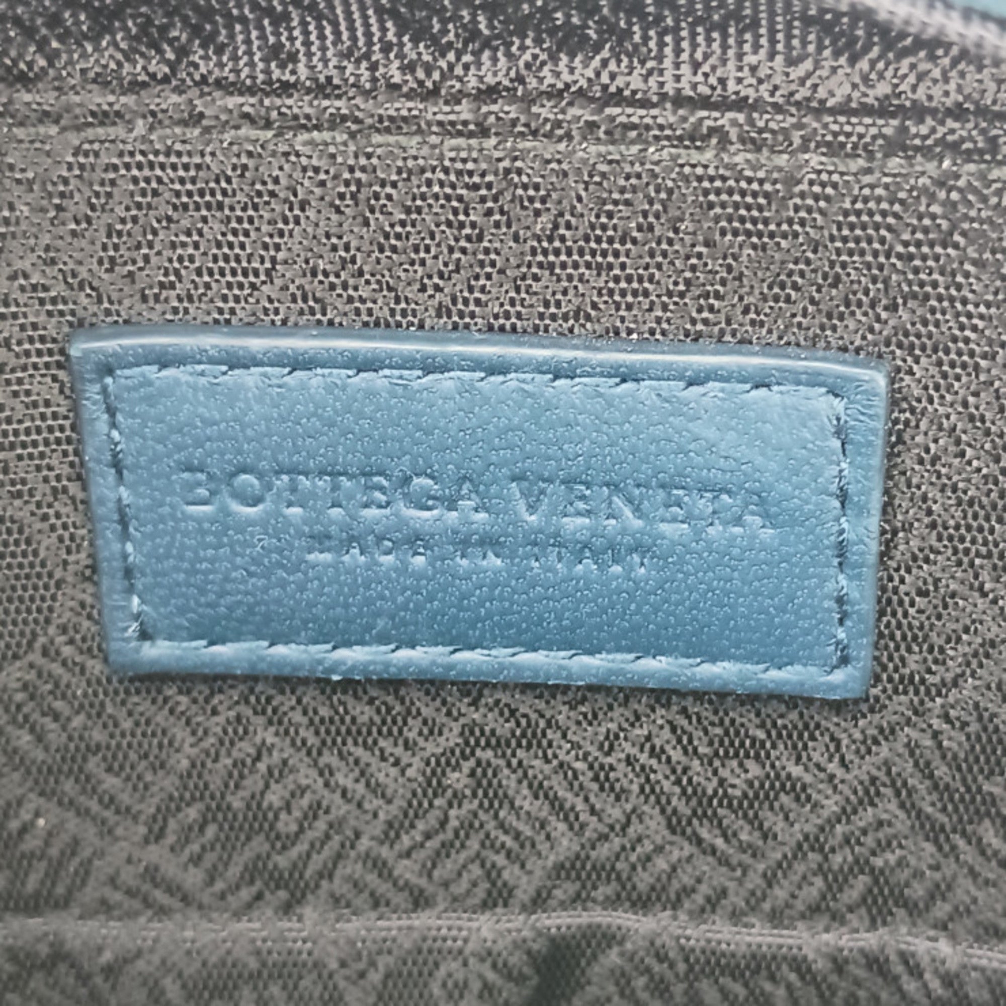Bottega Veneta Blue Intrecciato Handbag Shoulder Bag Tote Bag