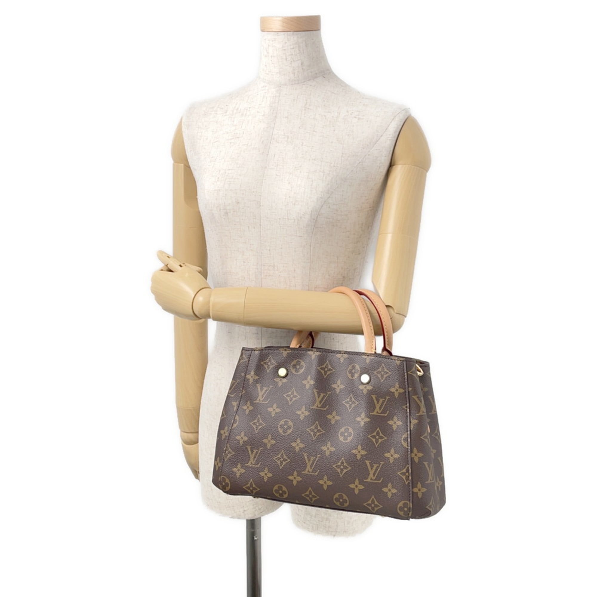 Louis Vuitton Bordeaux Monogram Monogram Leather Handbag Shoulder Bag