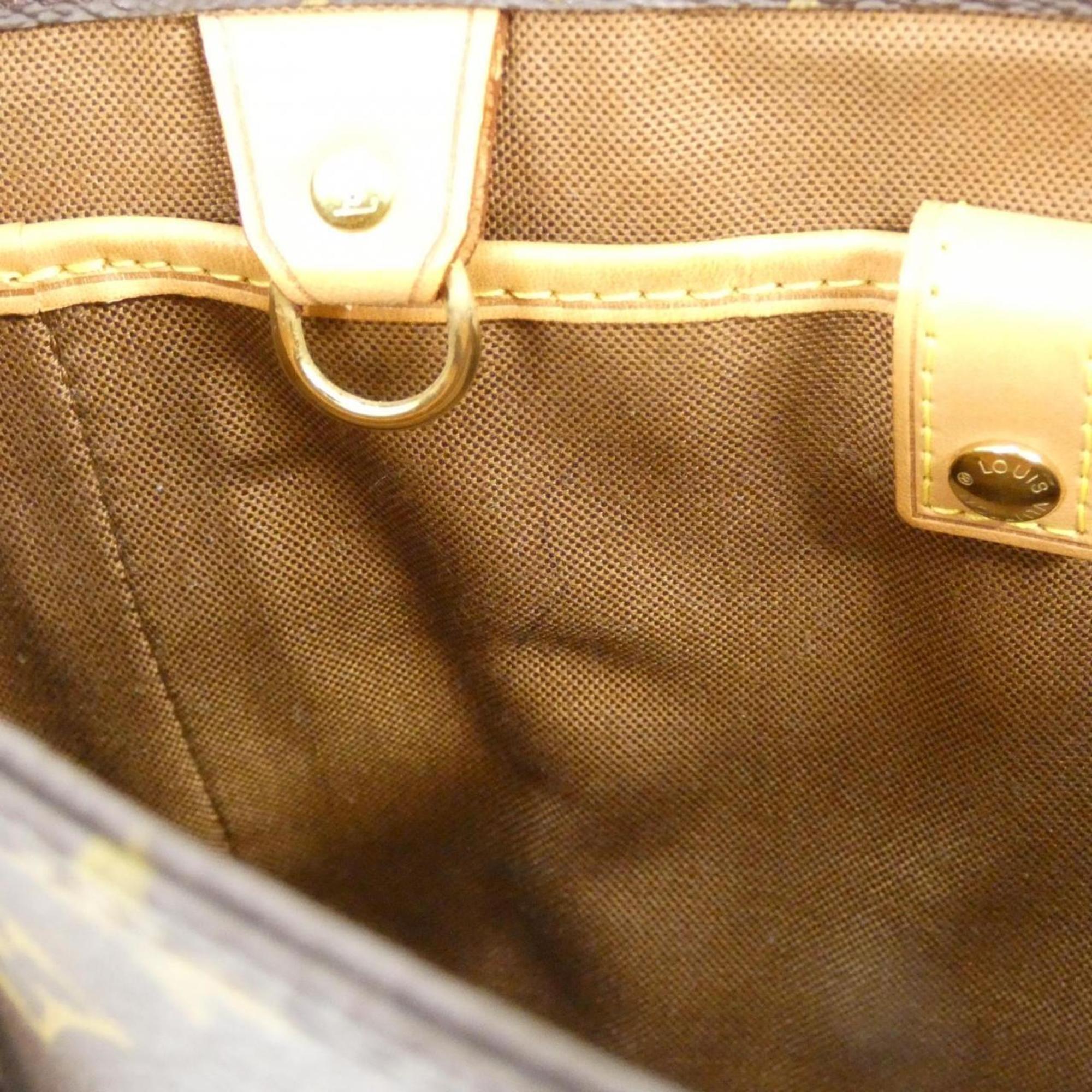 Louis Vuitton Marron Coated Canvas Handbag