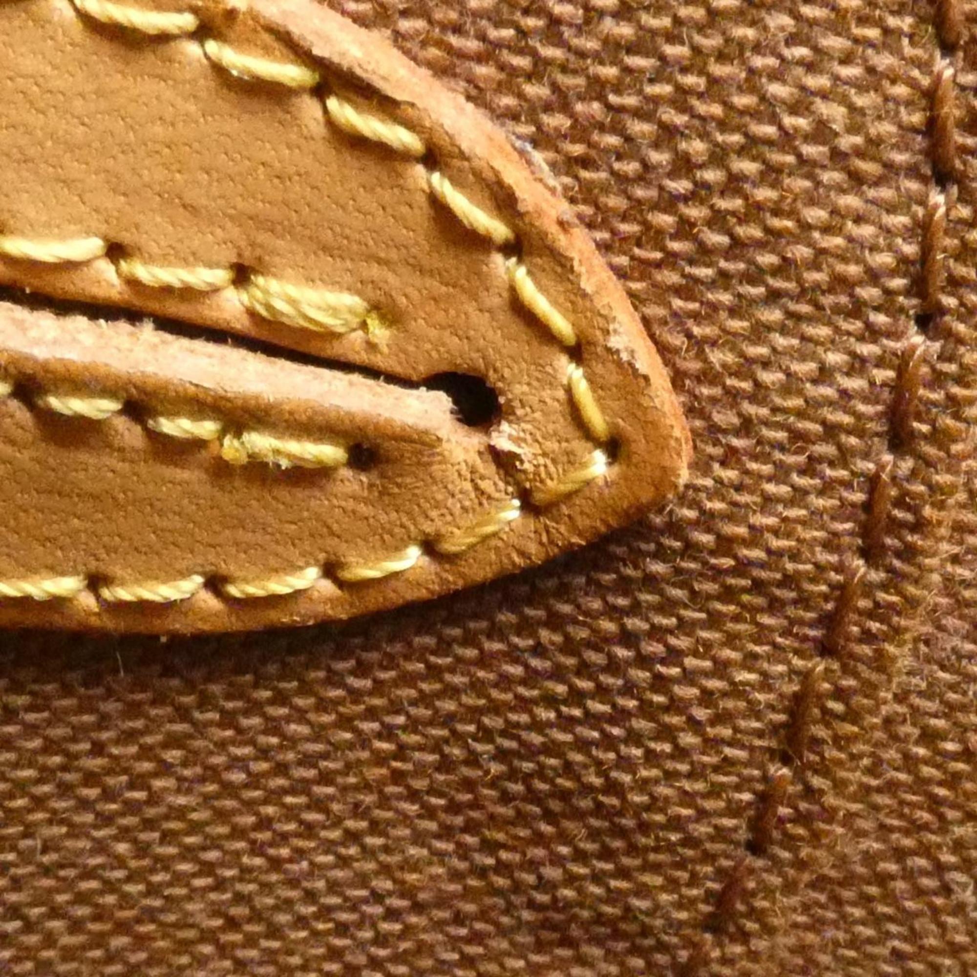 Louis Vuitton Brown Coated Canvas Handbag