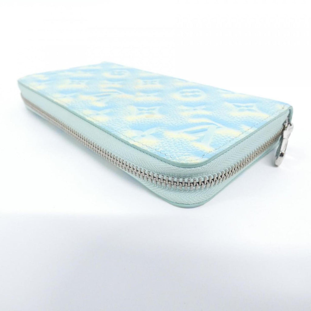 Louis Vuitton Light Green Vert Leather Long Wallet