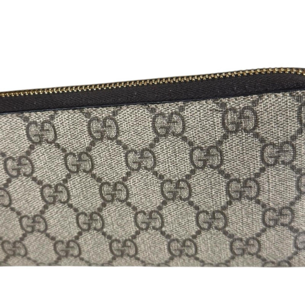 Gucci Beige Brown Canvas Coin Purse/Coin Case (Pre-Owned)