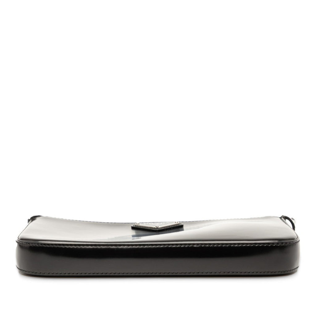 Prada Black Leather Shoulder Bag