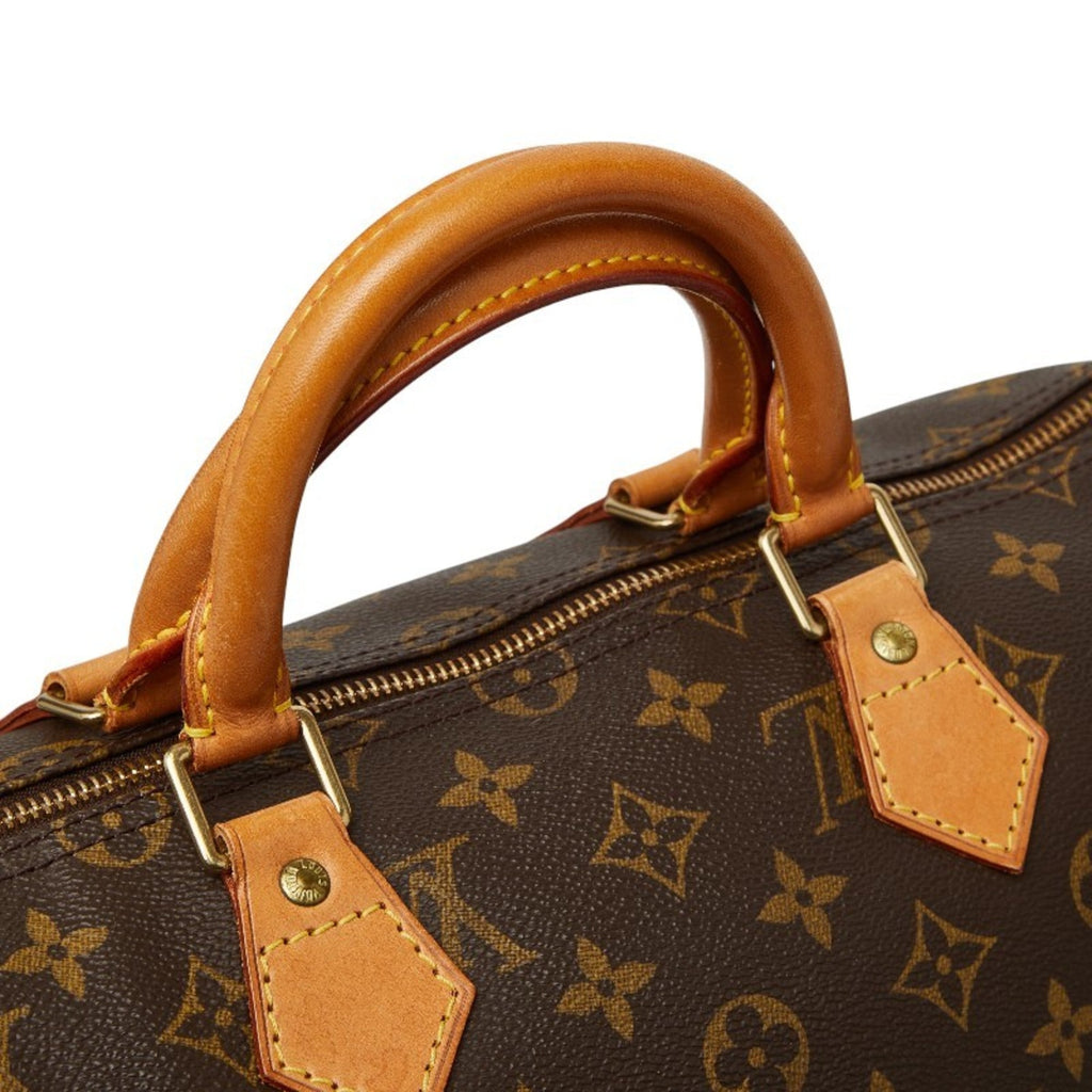 Louis Vuitton Brown Monogram Pvc Leather Boston Bag Handbag