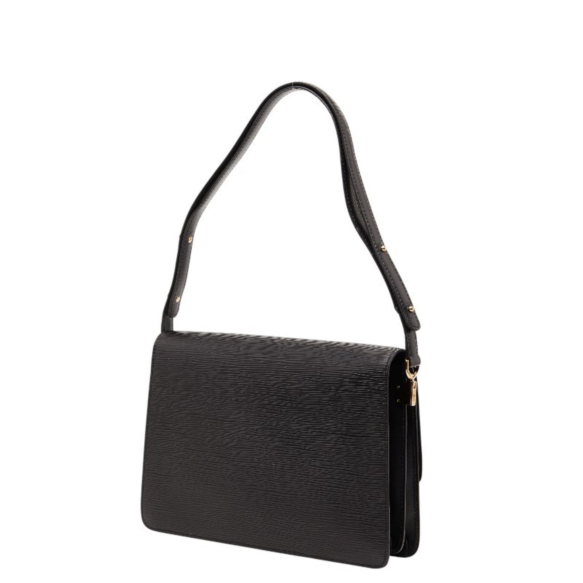 Louis Vuitton Black Noir Leather Shoulder Bag