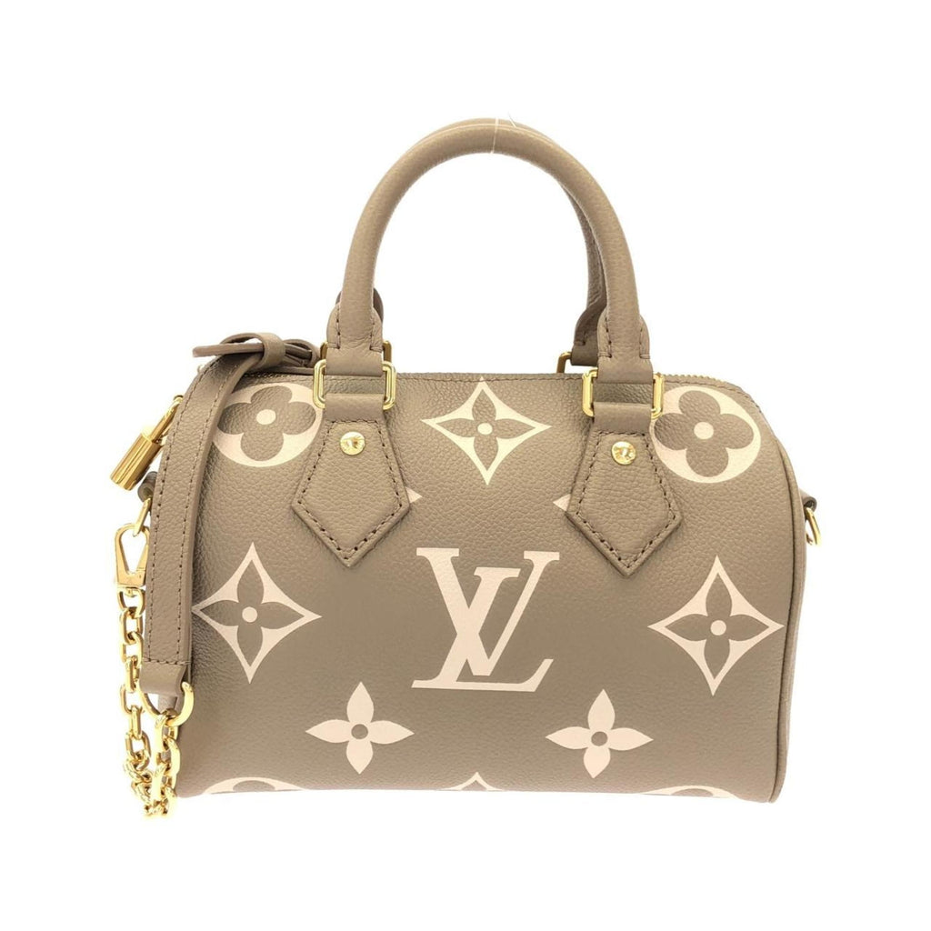 Louis Vuitton Cream Tourterelle Leather Boston Bag