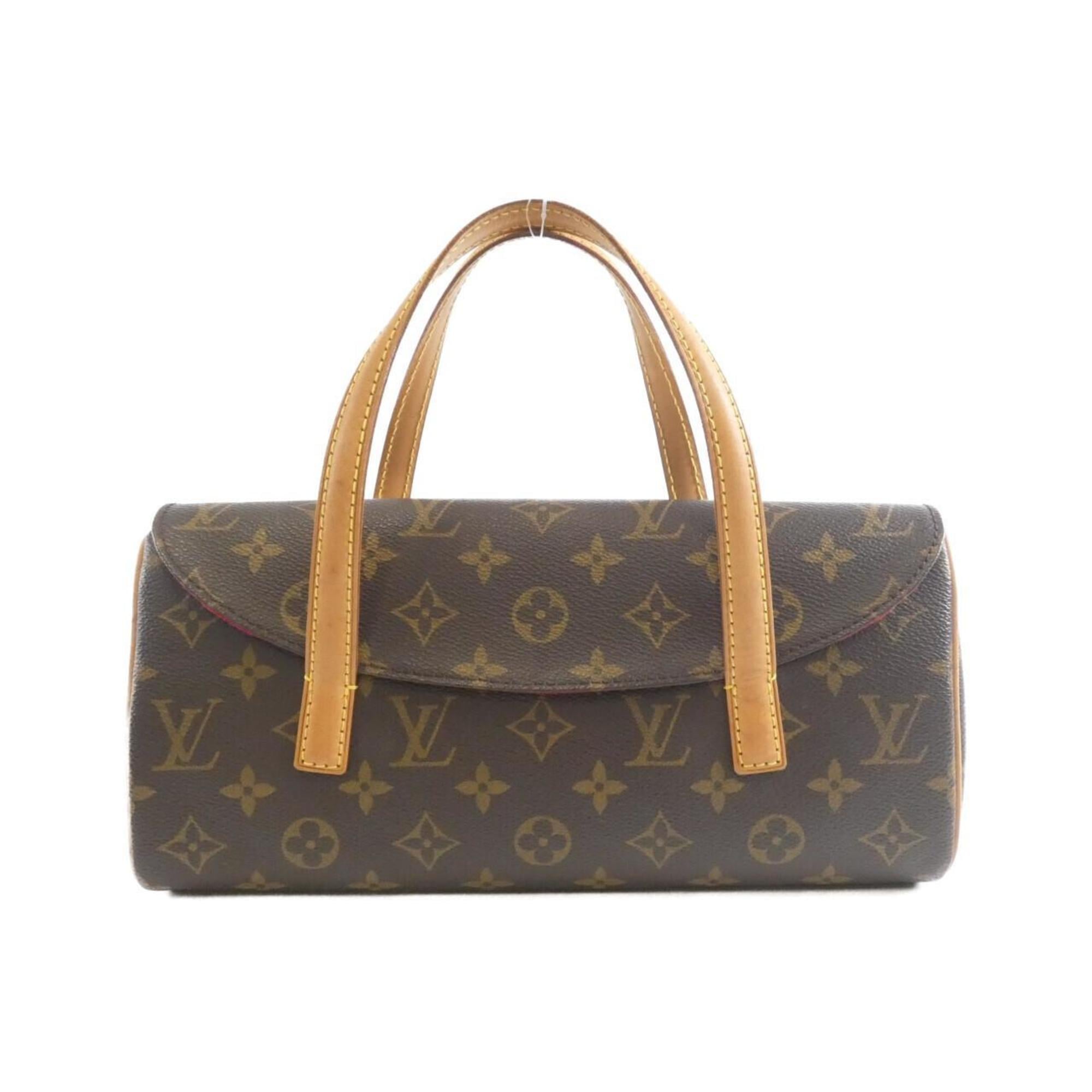 Louis Vuitton Brown Coated Canvas Handbag
