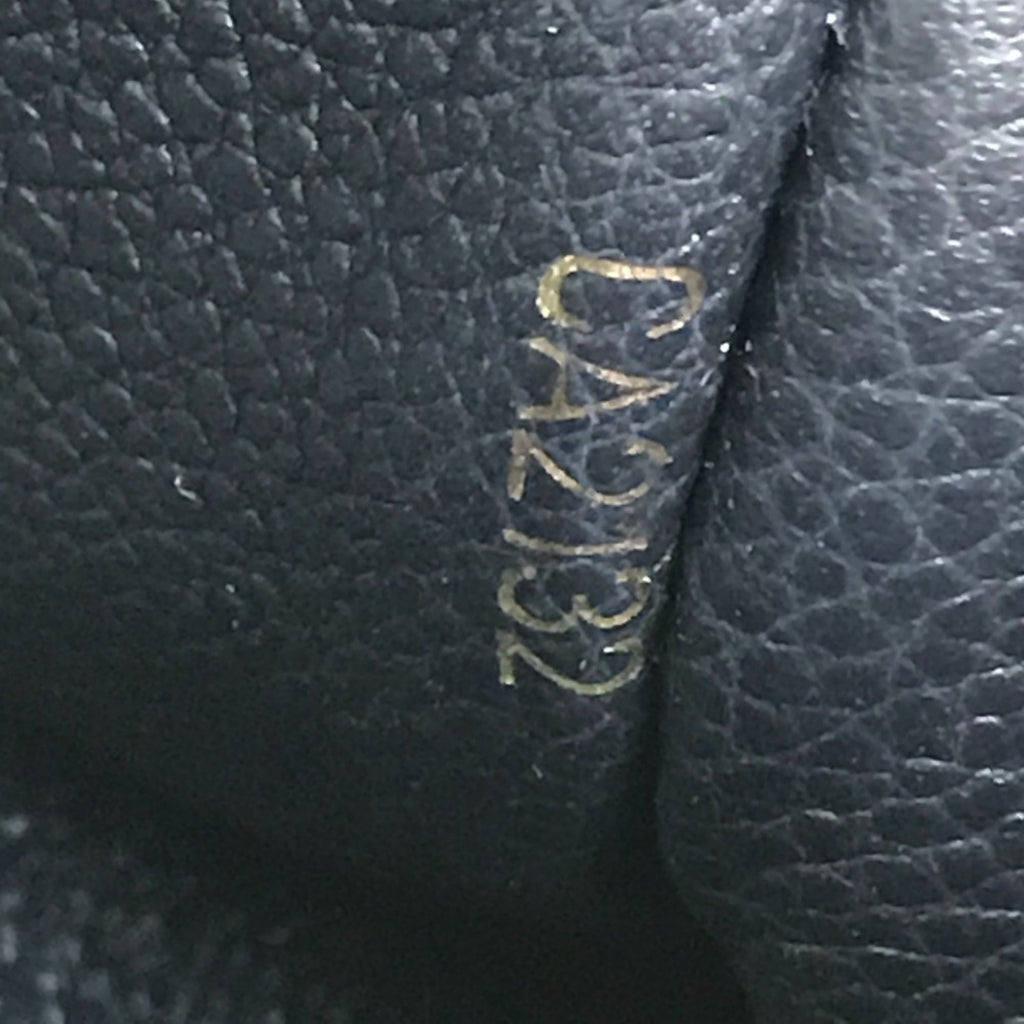Louis Vuitton Infini Navy Monogram Empreinte Long Wallet