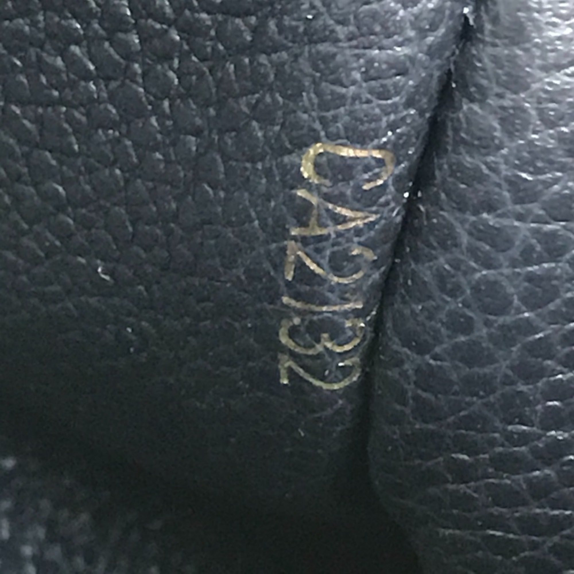 Louis Vuitton Infini Navy Monogram Empreinte Long Wallet