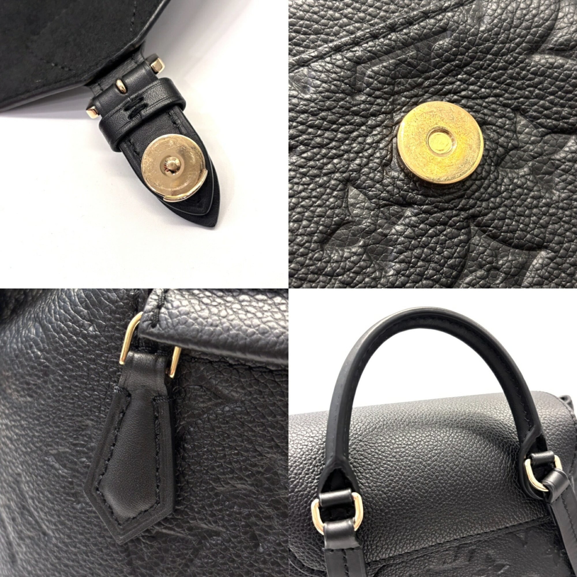Louis Vuitton Noir Monogram Empreinte Backpack