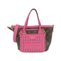 Louis Vuitton Monogram Marron Rose Coated Canvas Leather Handbag