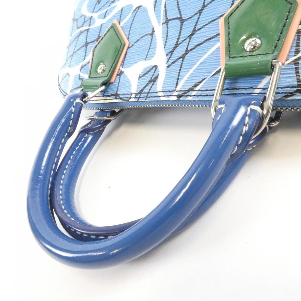 Louis Vuitton Blue Leather Handbag